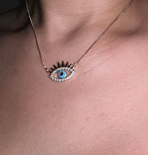 Load image into Gallery viewer, Evil eye choker
