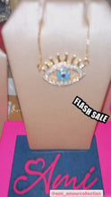 Load and play video in Gallery viewer, Evil eye choker
