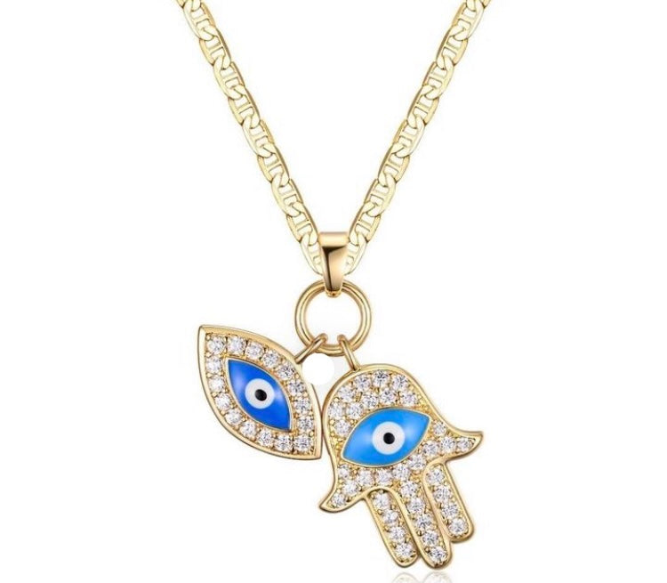 Evil eye and hamsa duo