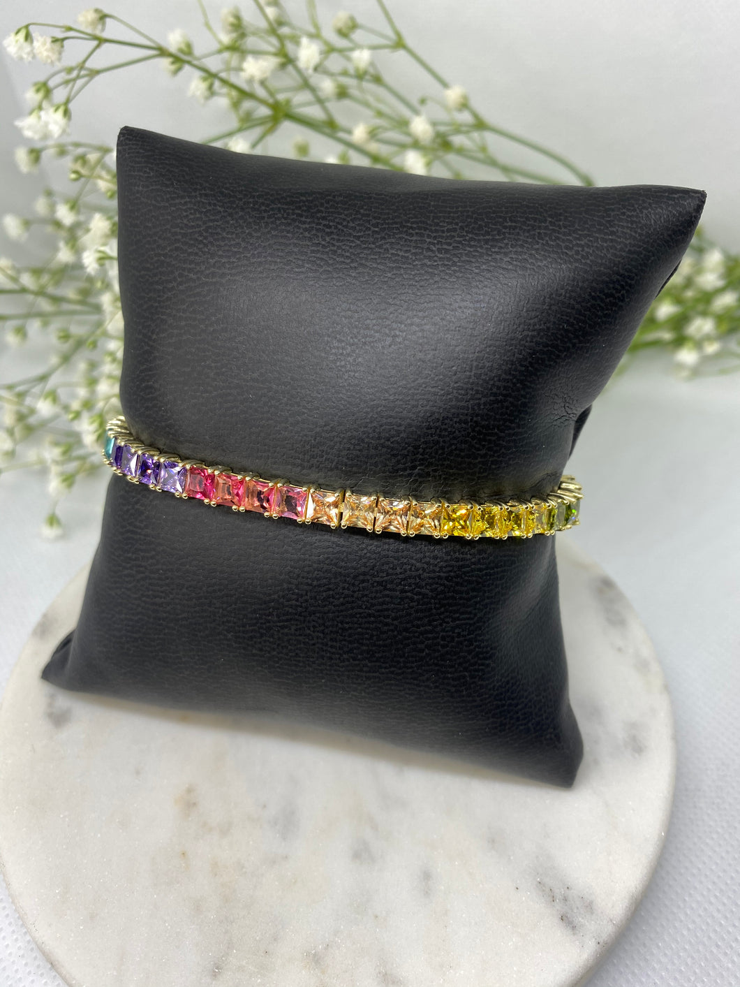 Chakra gold bracelet