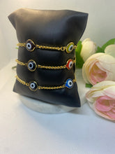 Load image into Gallery viewer, Evil eye color eyes bracelet
