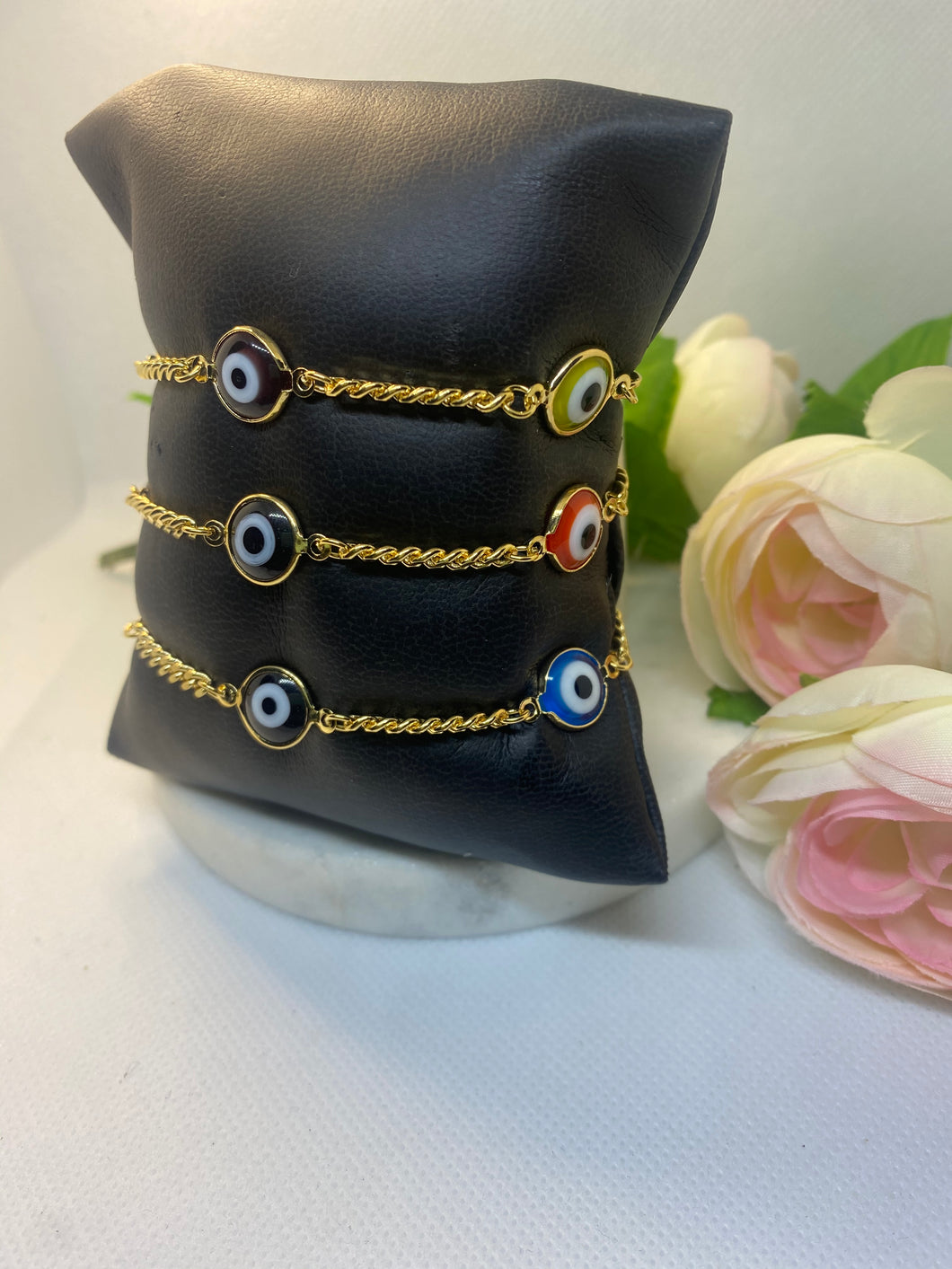 Evil eye color eyes bracelet