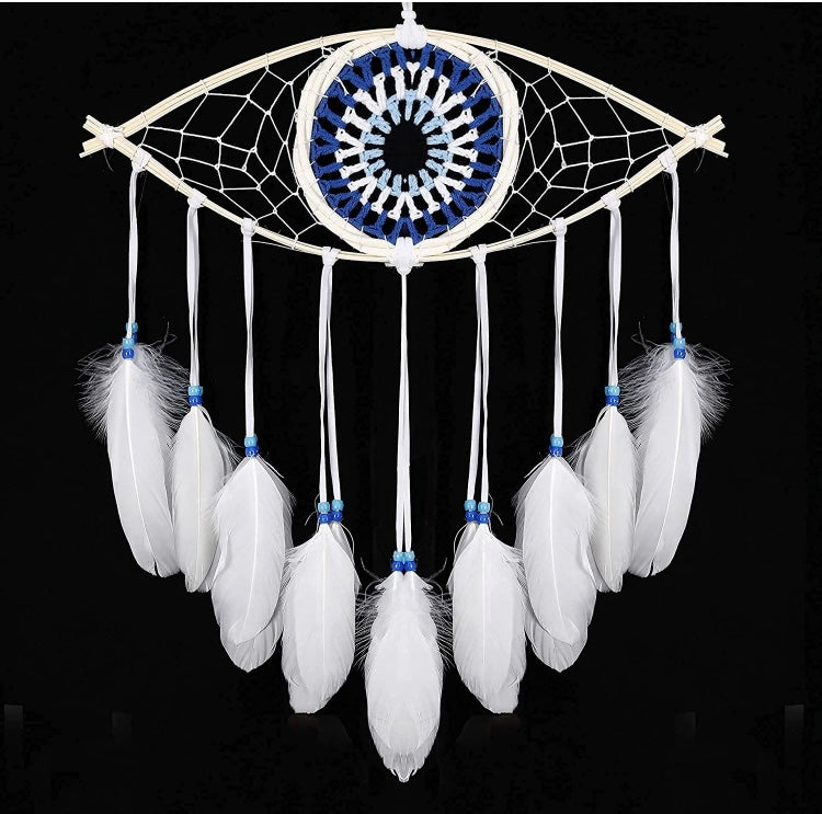 White evil eye 🧿 dream catcher