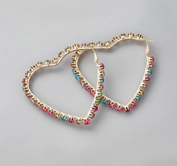 Chakra Heart earrings