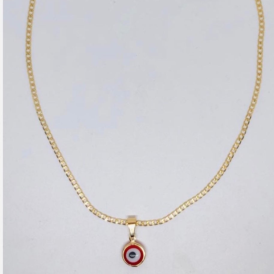 Red evil eye charm