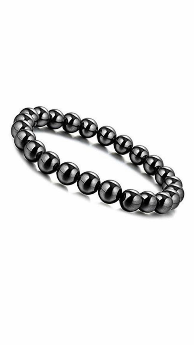 Hematite crystal bracelet