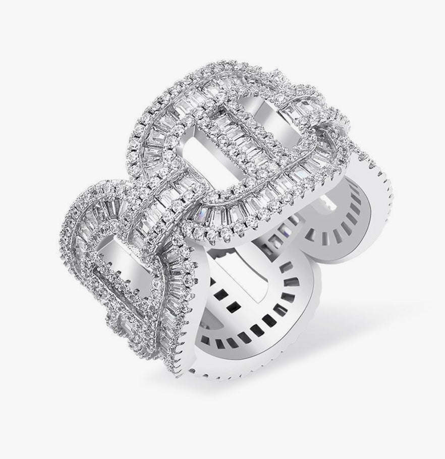 Baguette Cuban ring