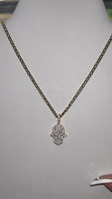 Load image into Gallery viewer, Small blinged out hamsa hand
