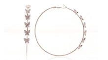 Load image into Gallery viewer, Butterfly earrings silver
